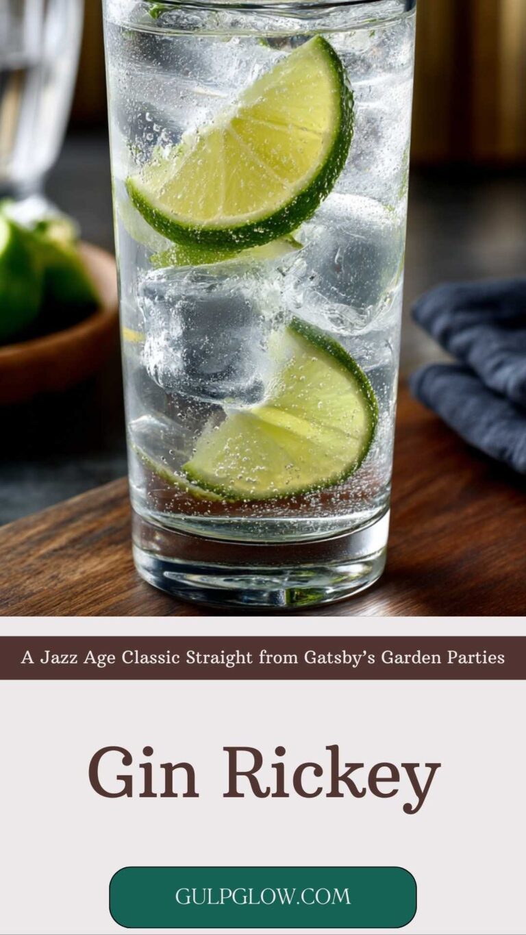 Gin Rickey: A Jazz Age Classic Straight from Gatsby’s Garden Parties