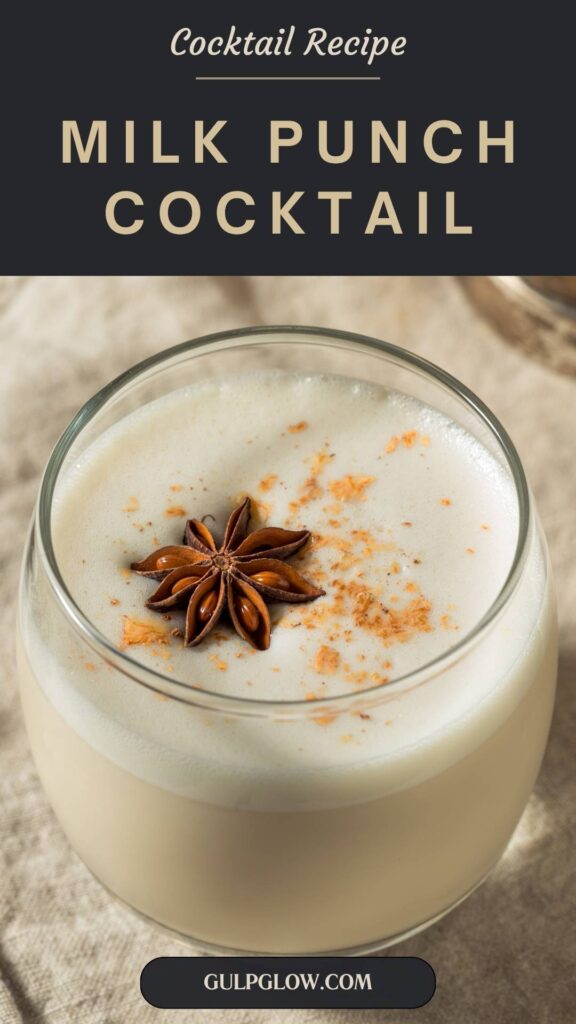 Milk Punch Cocktail: A Creamy Classic with Southern Soul and Subtle Strength