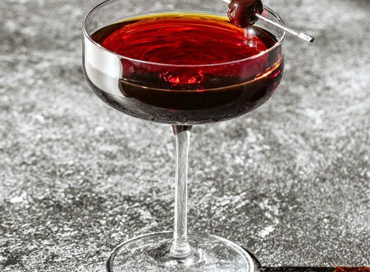 Black Manhattan Cocktail Recipe