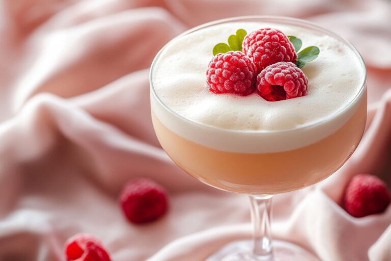 Clover Club Cocktail: A Classic and Elegant Raspberry Delight