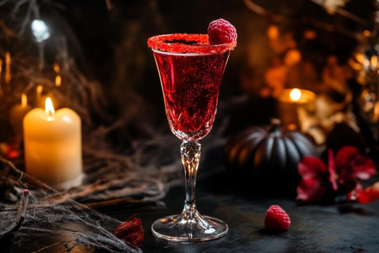 Vampire’s Kiss Cocktail: A Seductive, Blood-Red Delight