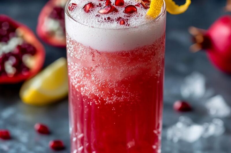 Pomegranate Gin Fizz Recipe: Refreshing and Vibrant Cocktail