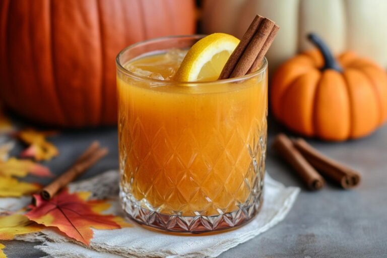 Pumpkin Bourbon Smash: A Cozy Fall Cocktail