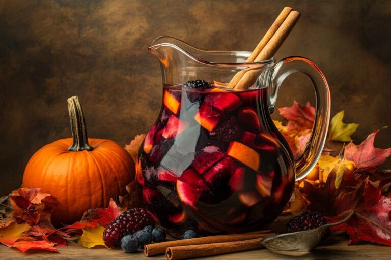 Blood Red Sangria: A Spooky Twist on a Classic