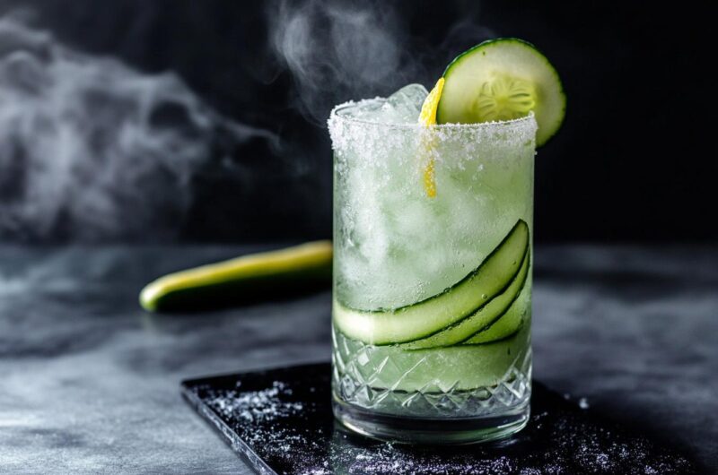 Frozen Cucumber Collins: A Cool, Crisp, and Refreshing Summer Treat