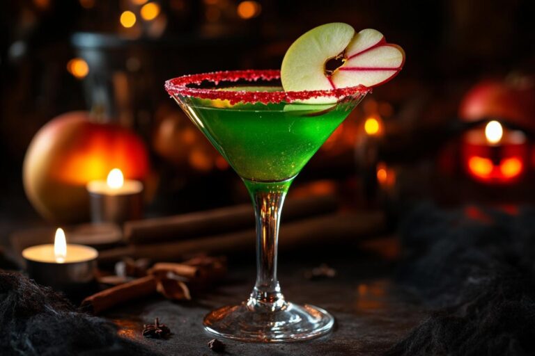Poison Apple Martini: A Wickedly Delicious Halloween Cocktail