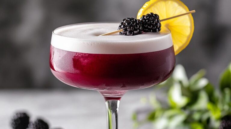 Blackberry Gin Sour: A Berry-Tart Twist on a Classic