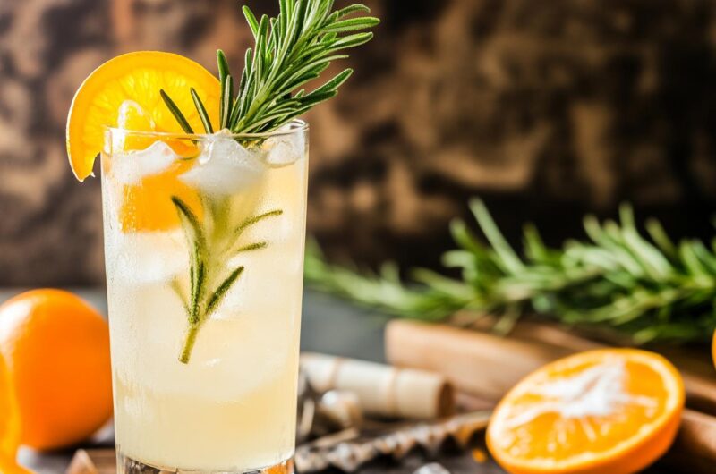 Rosemary Gin and Orange Fizz Recipe