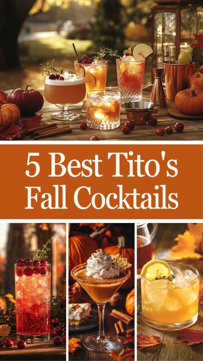 5 Best Tito’s Fall Cocktails: Seasonal Sips You’ll Love