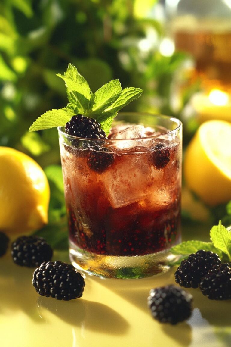 Blackberry Bourbon Smash: A Refreshing and Fruity Whiskey Cocktail