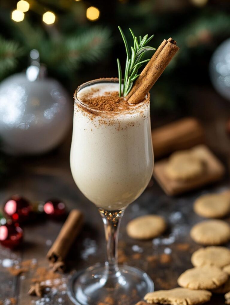 Ginger Snap Sparkler: A Festive, Spiced, and Bubbly Cocktail