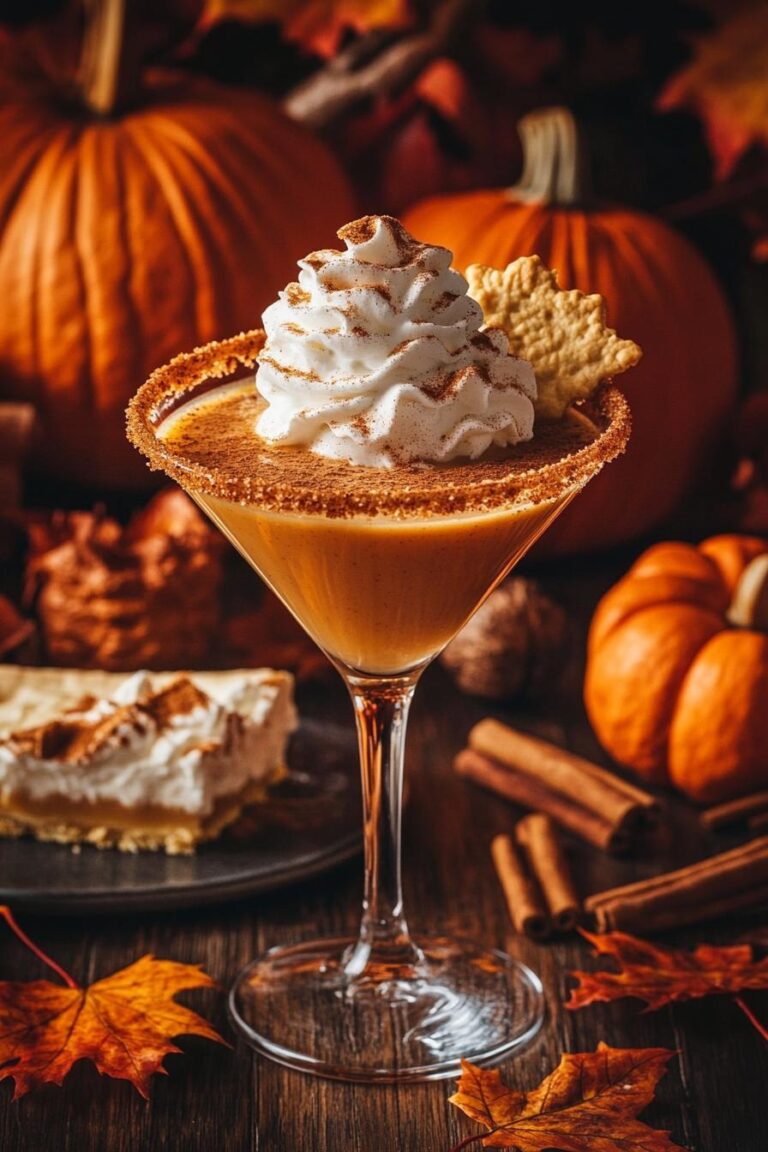 Pumpkin Pie Martini: A Festive and Creamy Fall Delight