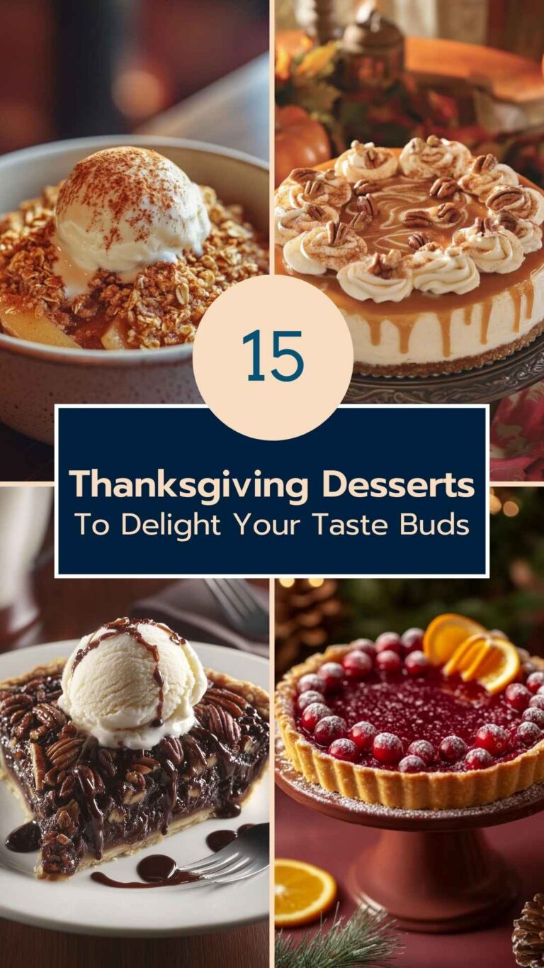 15 Amazing Thanksgiving Desserts to Delight Your Taste Buds