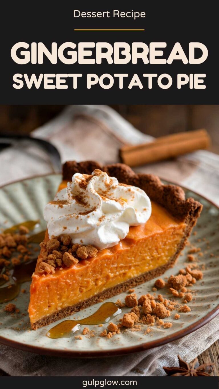 Gingerbread Sweet Potato Pie: A Festive Twist on a Classic