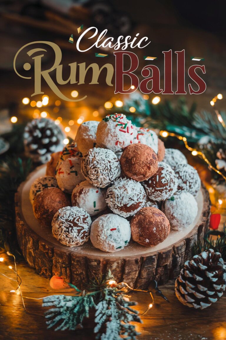 Classic Rum Balls: A No-Bake Holiday Treat