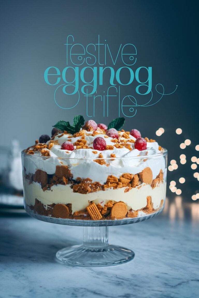 Easy Eggnog Trifle Recipe – A Festive Holiday Dessert