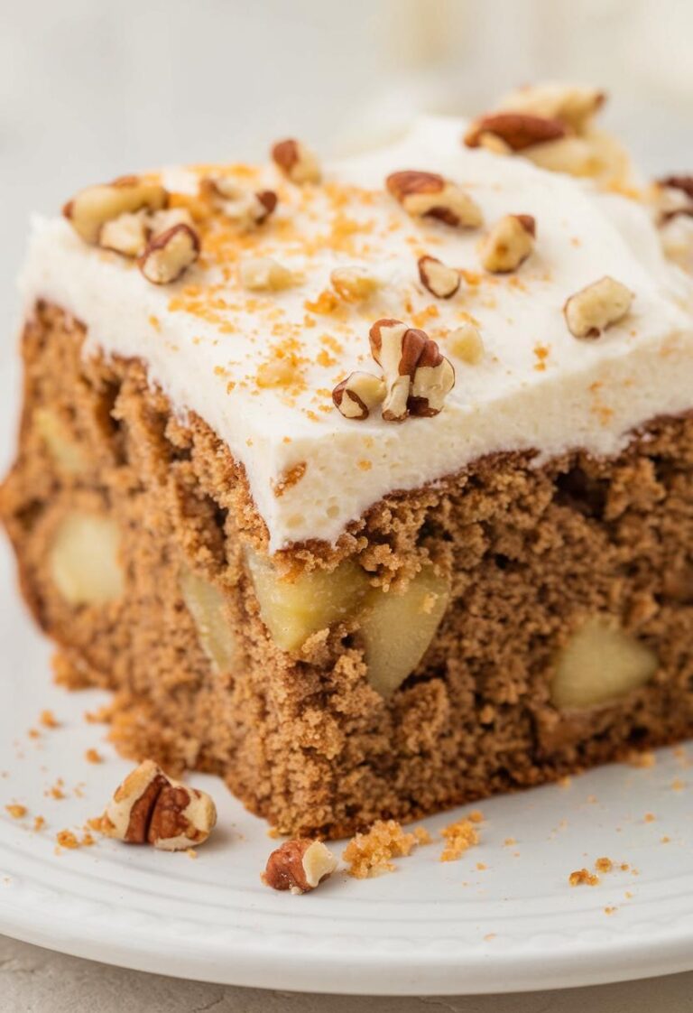 Apple Spice Cake with Cream Cheese Frosting: A Cozy Fall Treat