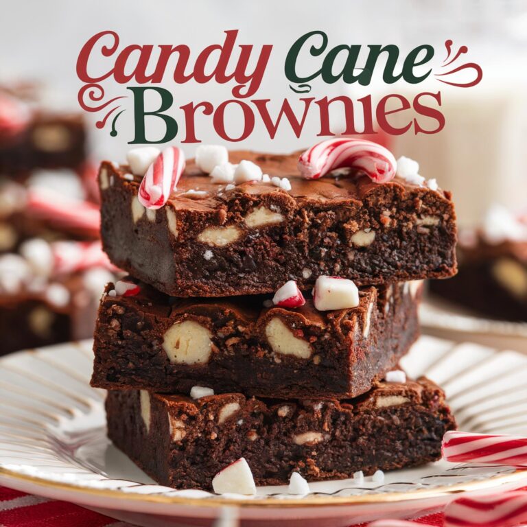 Candy Cane Brownies: A Festive Chocolate Treat