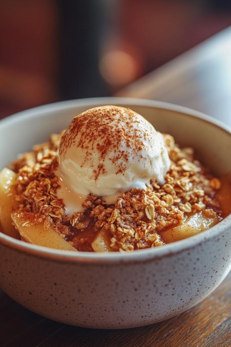 Classic Apple Crisp with Cinnamon Topping: A Cozy Fall Favorite