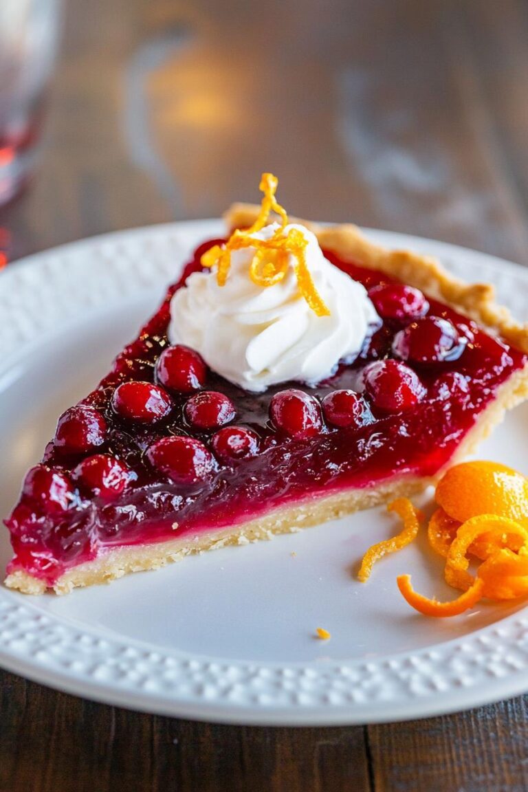 Cranberry Orange Tart: A Perfect Balance of Sweet and Tart