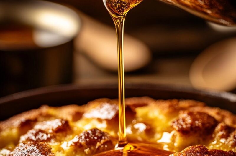 Maple Bourbon Bread Pudding Recipe