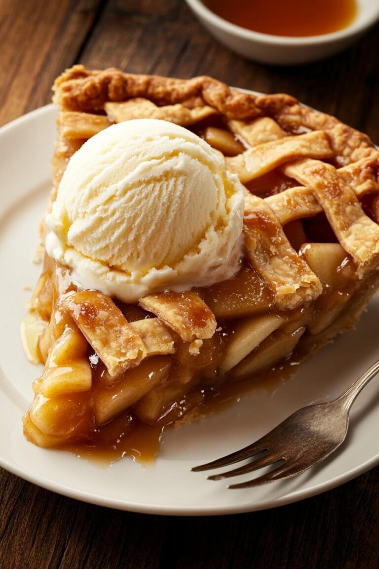 Caramel Apple Lattice Pie: A Classic with a Gooey Twist