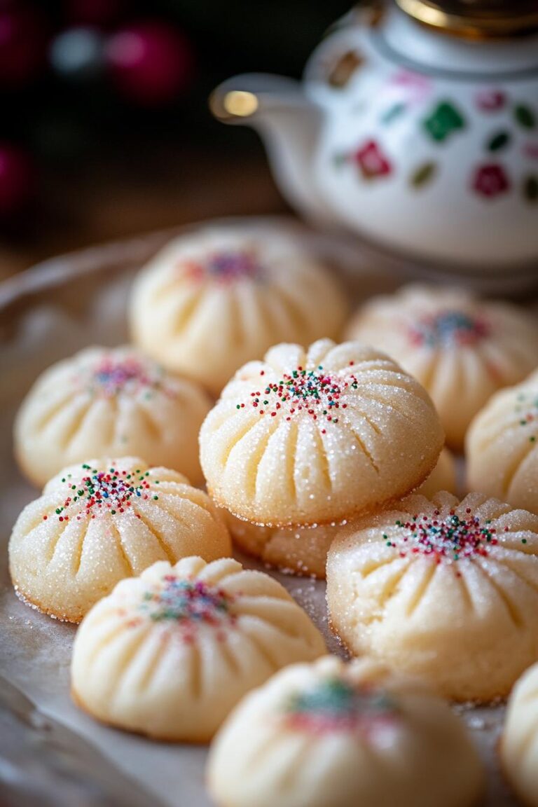 Melt-in-Your-Mouth Whipped Shortbread Cookies