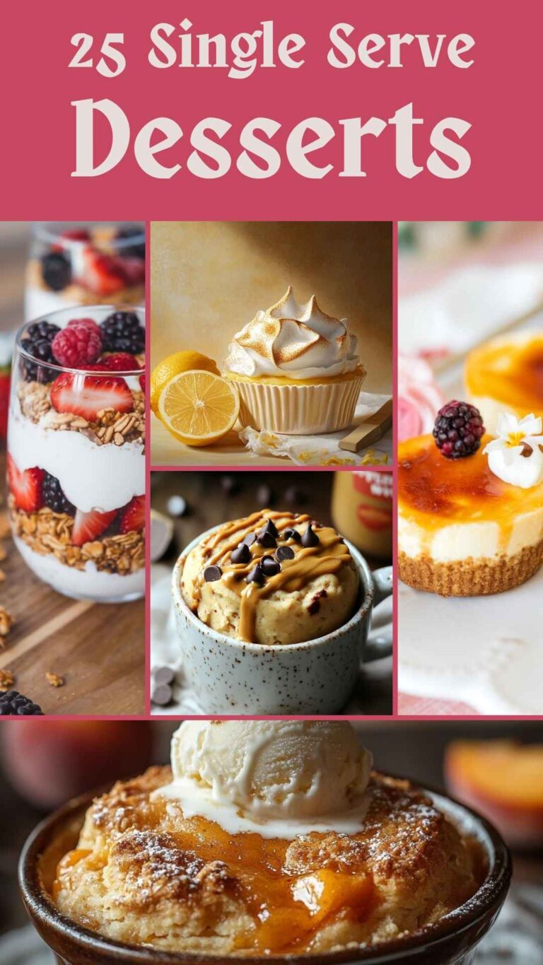 25 Single Serve Dessert Recipes for Every Craving