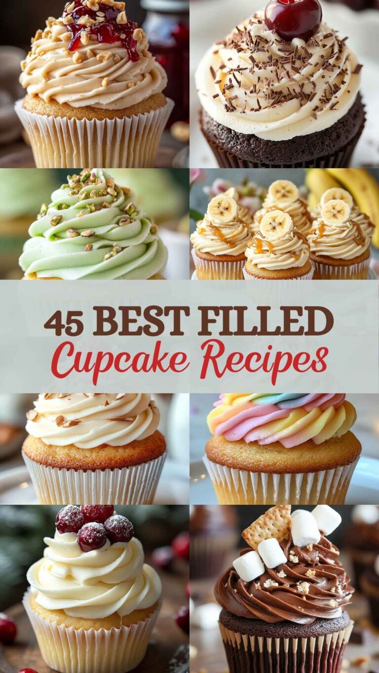 45 Best Filled Cupcake Recipes