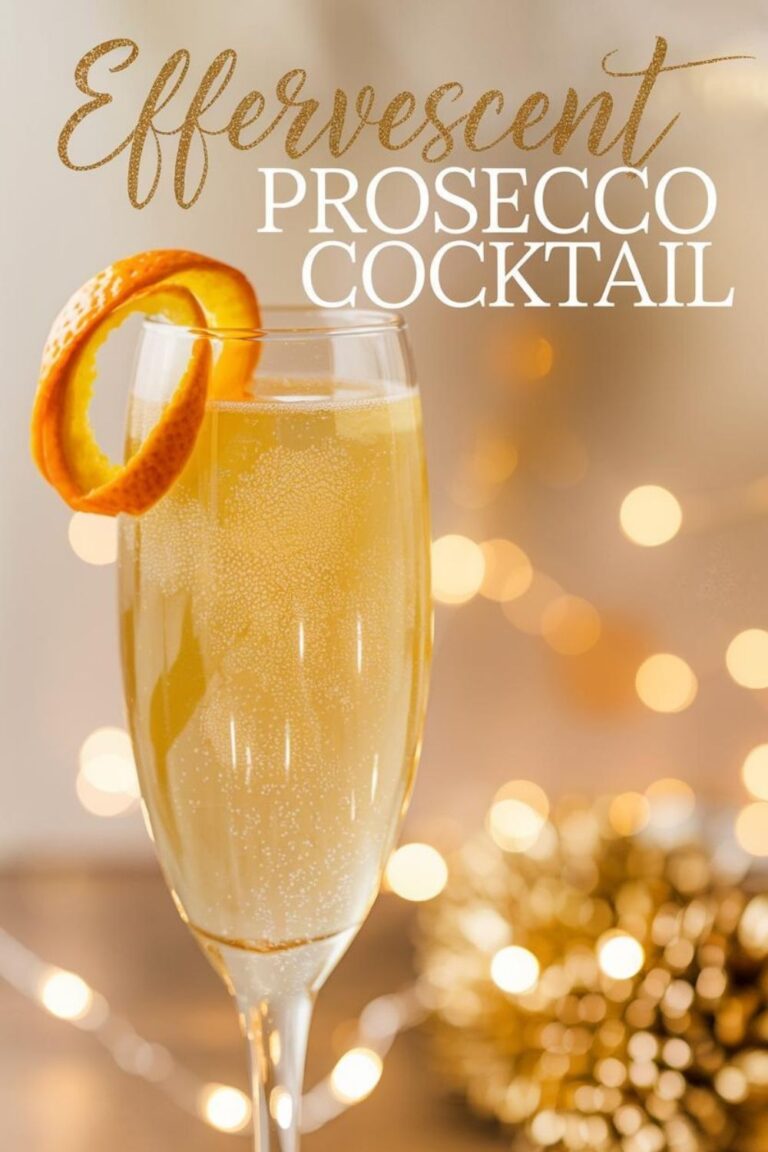 Prosecco Cocktail: Effervescent Elegance in Every Sip