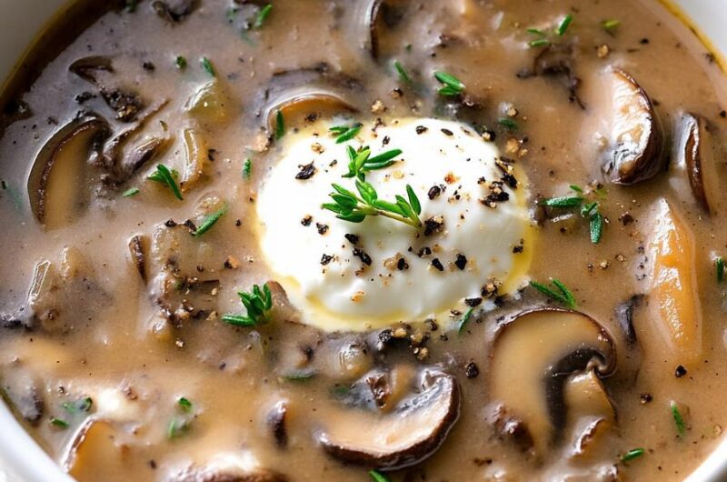 Wild Mushroom Soup Recipe