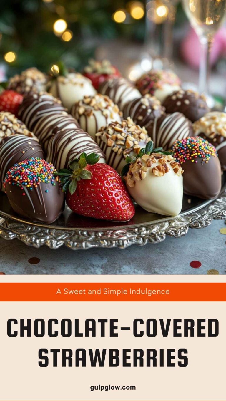 Chocolate-Covered Strawberries: A Sweet and Simple Indulgence