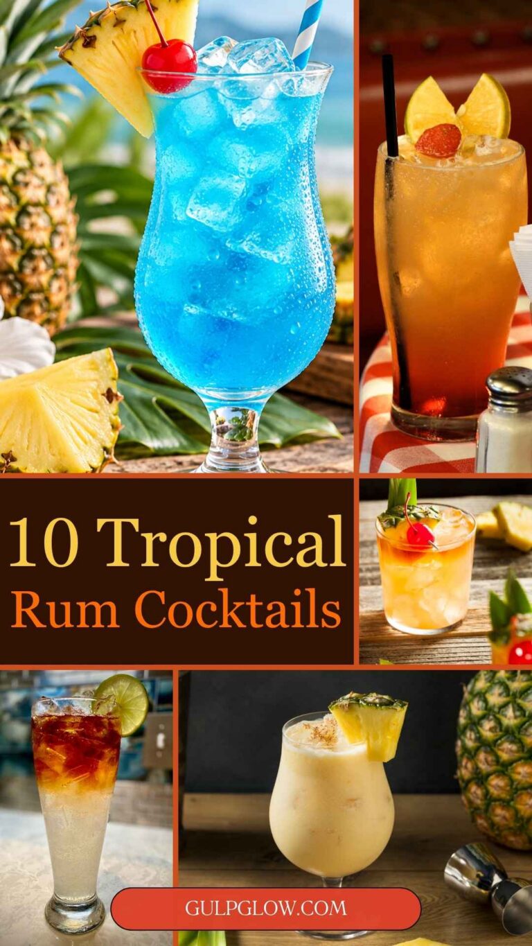 10 Tropical Rum Cocktails for Summer Vibes