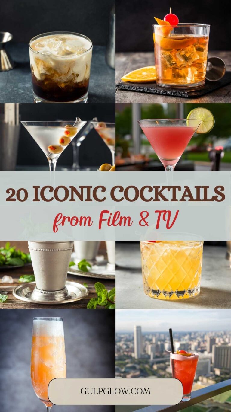 20 Cocktails Famously Featured in Film and TV: Sip Along with Cinematic Classics