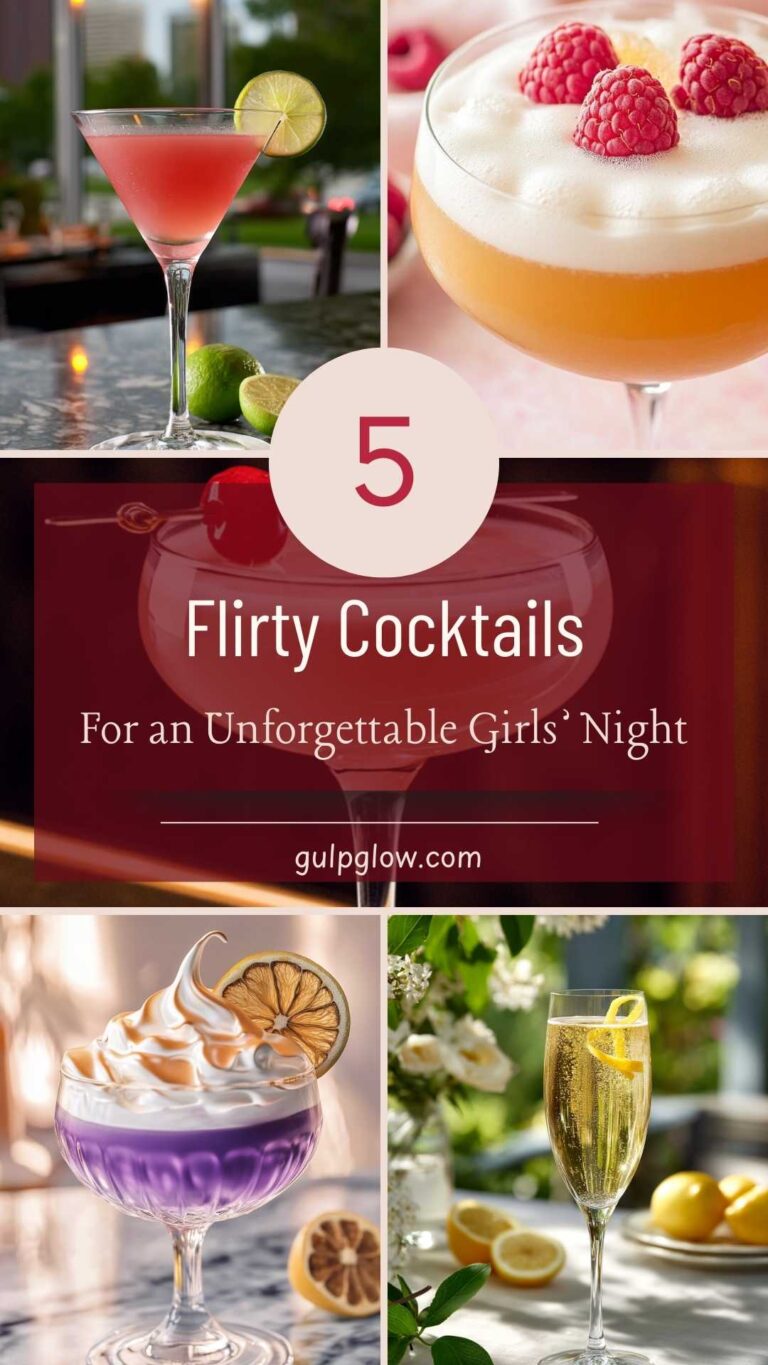 5 Flirty Cocktails for an Unforgettable Girls’ Night