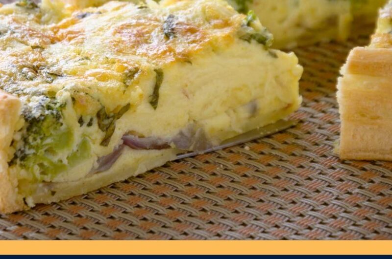 Broccoli Cheddar Quiche Pie Recipe