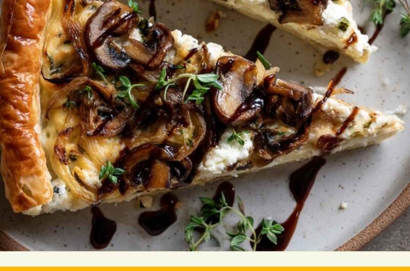 Mushroom and Caramelized Onion Pie Recipe