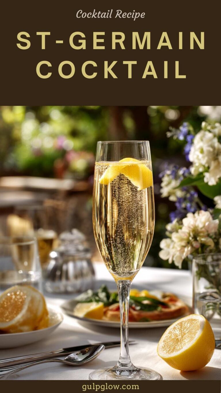 St. Germain Cocktail: Effervescence with a Floral French Twist