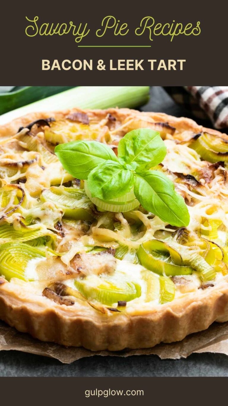 Bacon & Leek Tart: A Savory Slice of Comfort