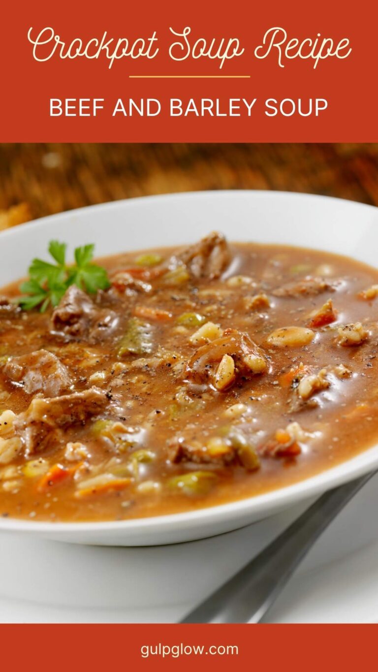 Crockpot Beef and Barley Soup: A Rustic Hug in Every Spoonful