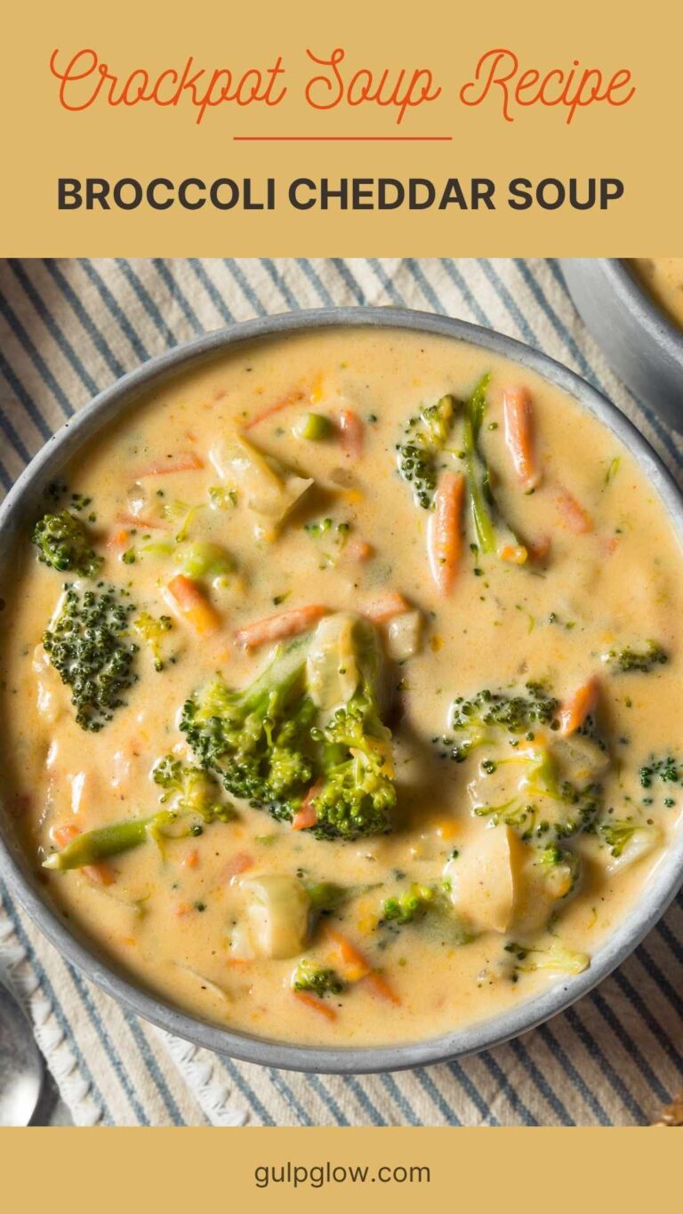 Broccoli Cheddar Soup: A Velvety, Slow-Cooked Classic