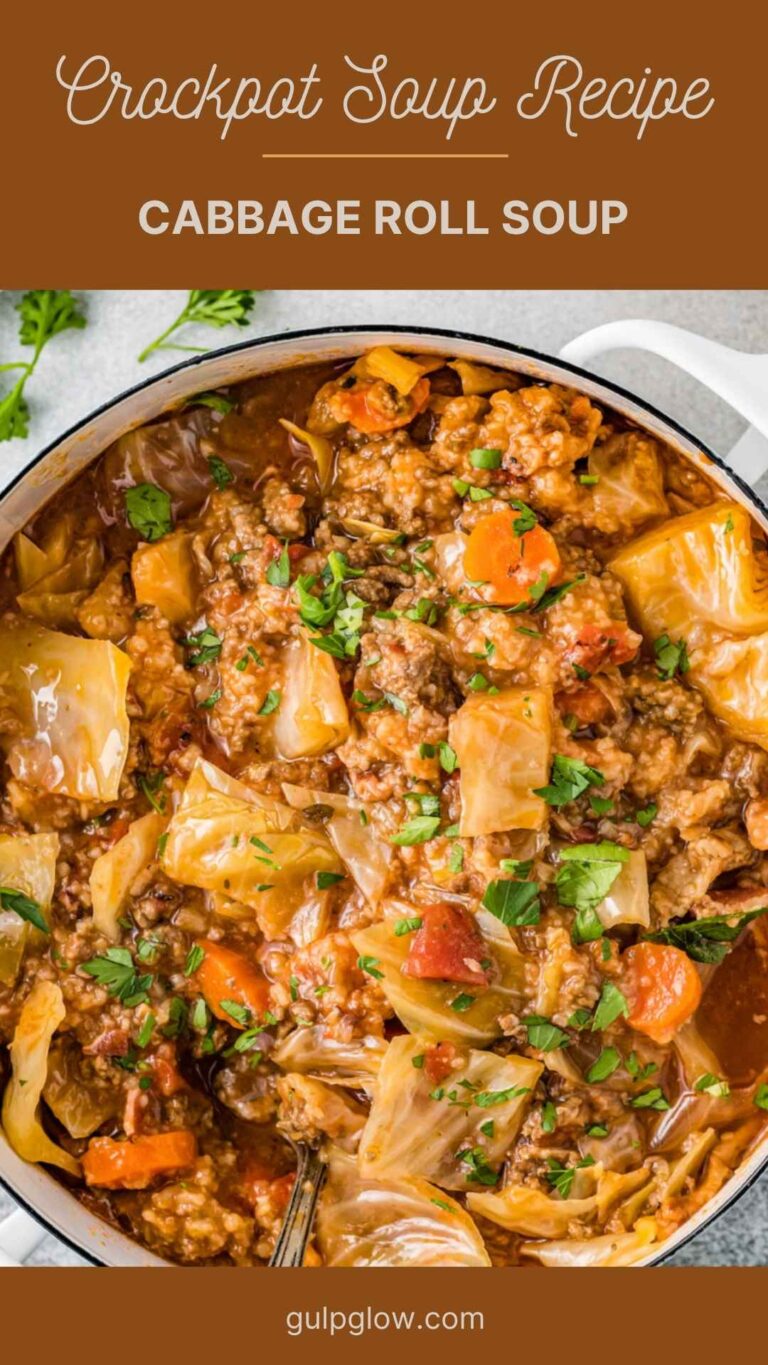 Cabbage Roll Soup: All the Comfort, None of the Fuss