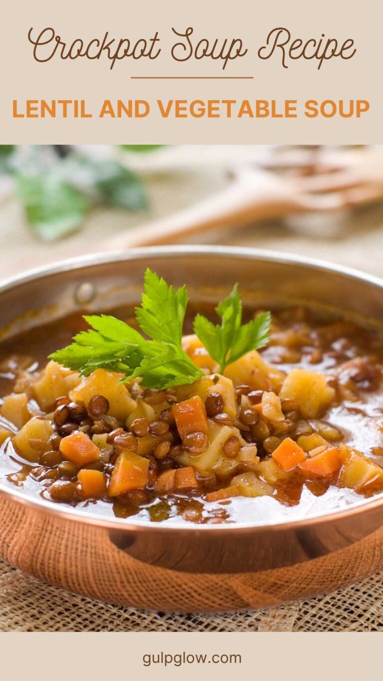 Lentil and Vegetable Soup: A Wholesome Crockpot Power Bowl