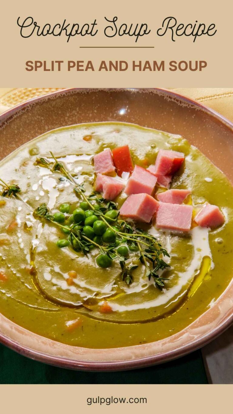 Split Pea and Ham Soup: A Crockpot Classic of Comfort and Rich Flavor