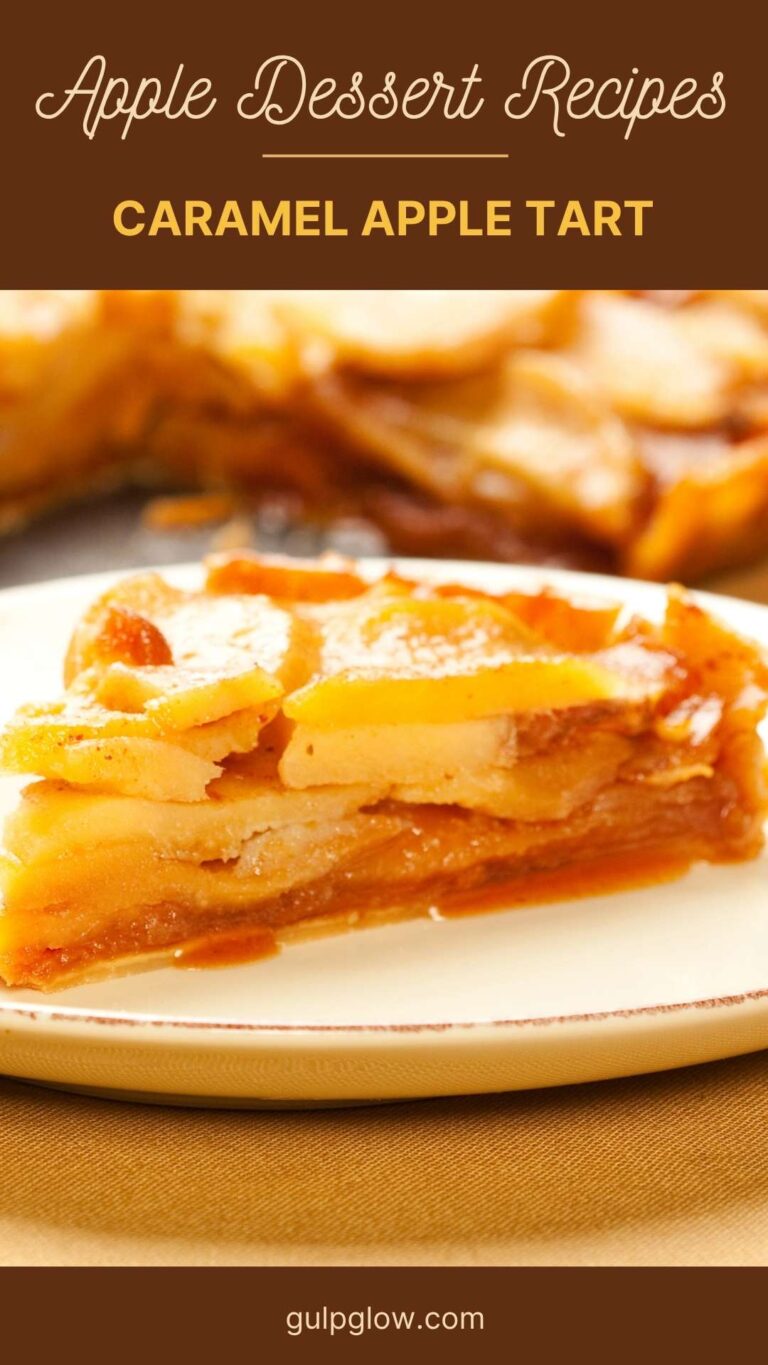 Caramel Apple Tart: A Rustic Elegance with Golden Sweetness