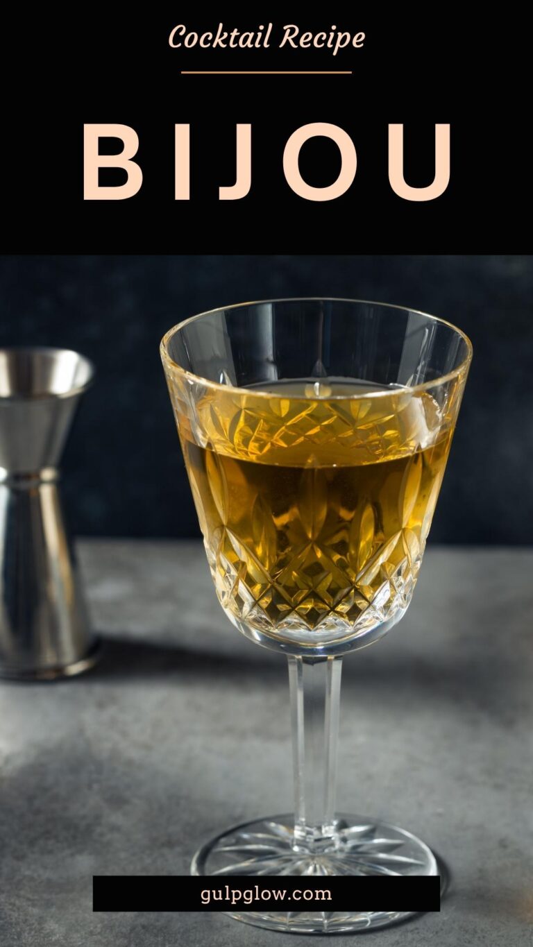 Bijou Cocktail: A Jewel-Toned Revival of Botanical Elegance