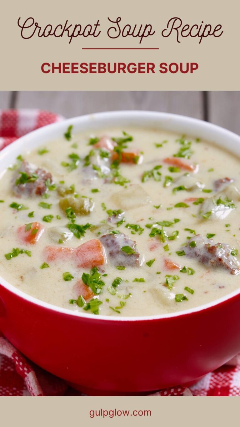 Cheeseburger Soup: A Creamy Crockpot Classic You’ll Crave