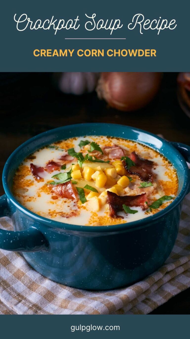 Creamy Corn Chowder with Bacon: Sweet, Smoky, and Satisfying