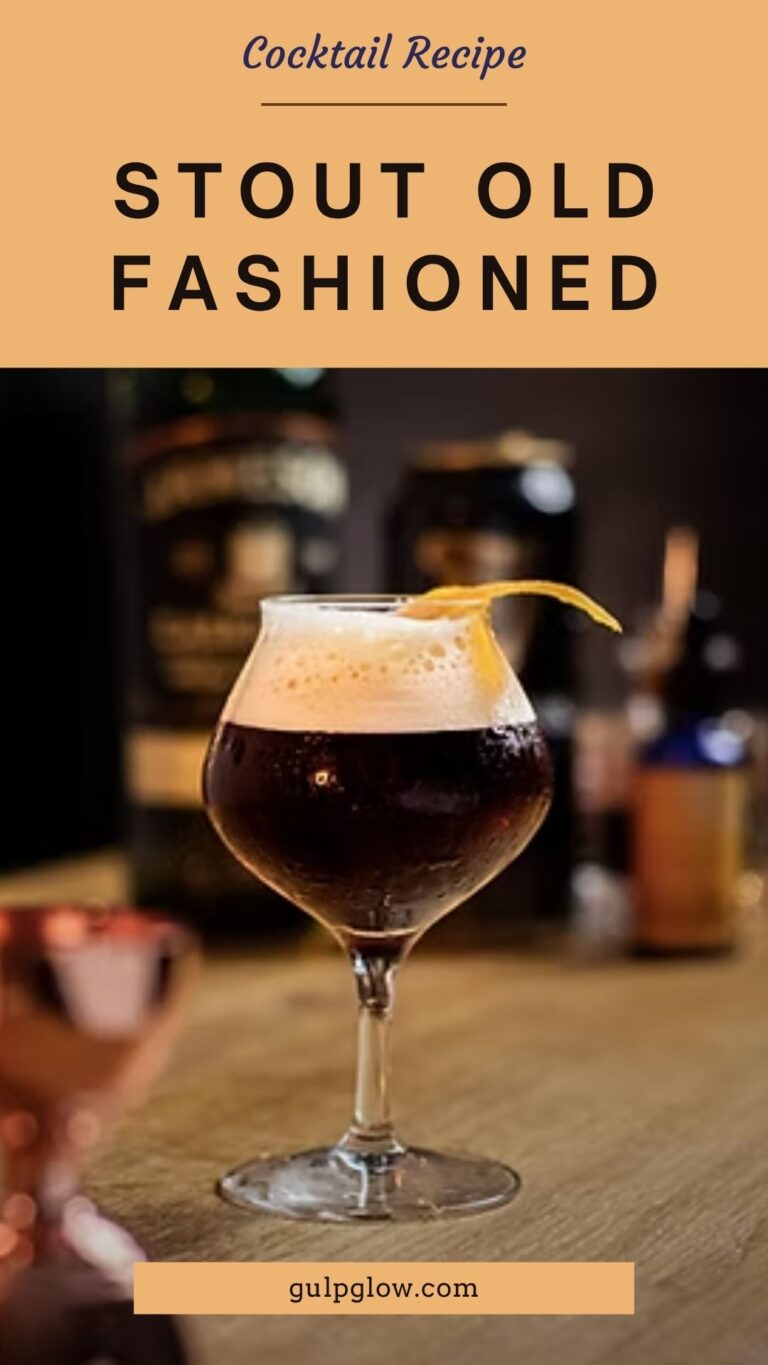 Stout Old Fashioned: A Bold Fusion of Beer and Bourbon