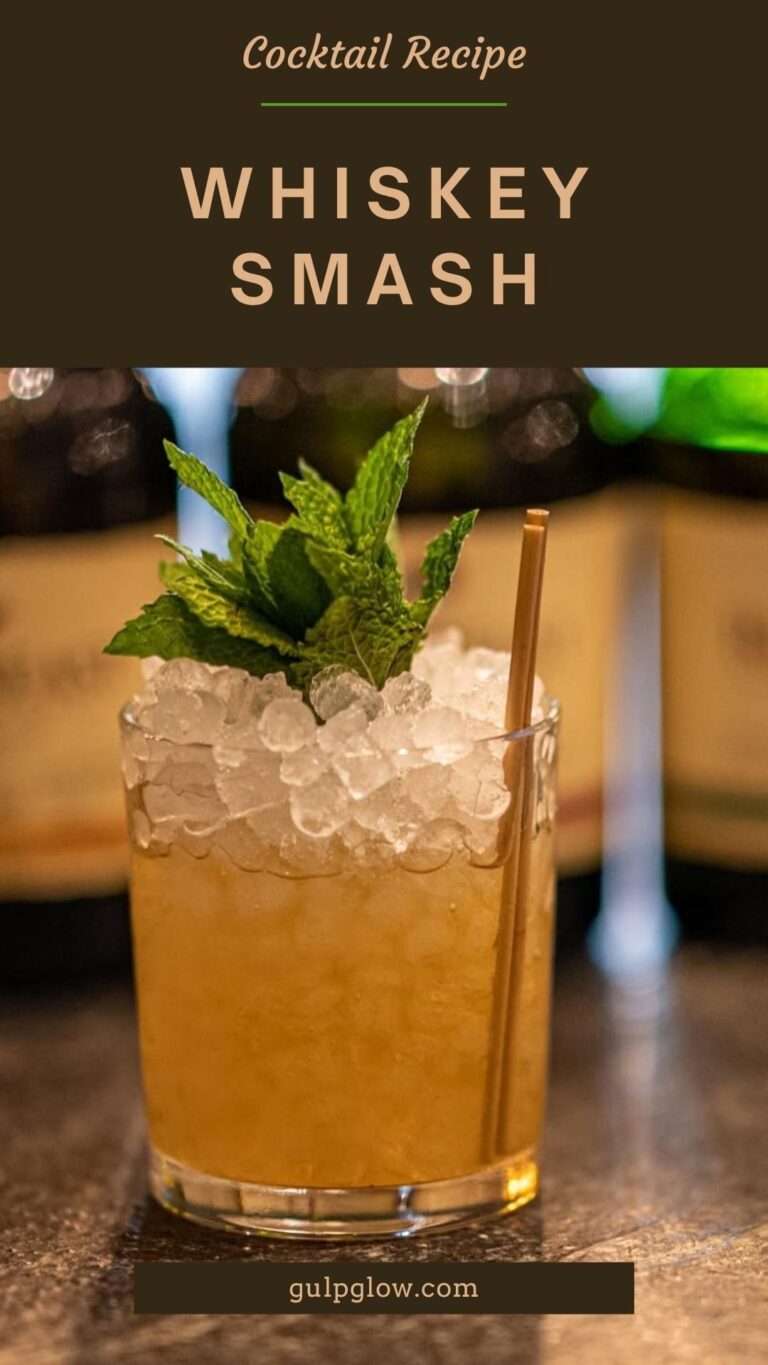 Whiskey Smash: A Fresh Take on Bourbon with Mint and Citrus Punch